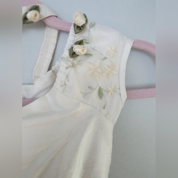 Custom Made Flower Girl Dress Age 7-8 Wedding Holiday - Picture 5 of 10